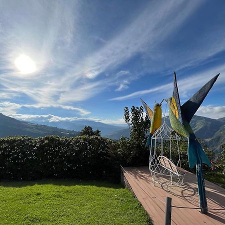 Premium Holiday Cabin - Spectacular Tungurahua Volcano View Baños Eksteriør bilde