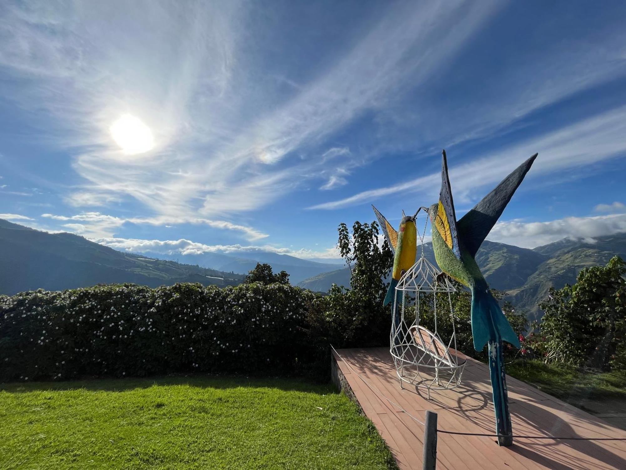 Premium Holiday Cabin - Spectacular Tungurahua Volcano View Baños Eksteriør bilde